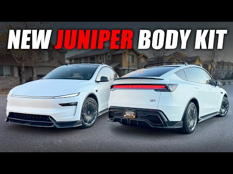 New Tesla Model Y Juniper Full Performance Body Kit! #tesla