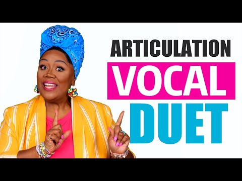 DUET The ARTICULATION SONG w/ Vocal Coach!!