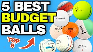 TOP 5 BUDGET GOLF BALLS (For Mid Handicap Golfers!) 🏌️♂️