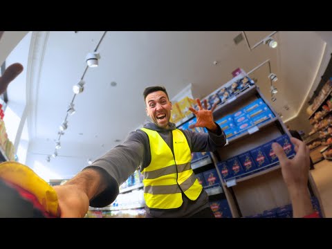 Escaping Security Guard Parkour POV @NOITEN