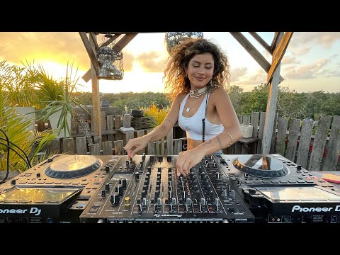 SKIY | Tulum Dark Melodic Techno & Progressive House Sunset DJ Mix | By @EPHIMERATulum