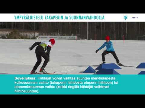 Ympyräluistelu takaperin ja suunnanvaihdolla