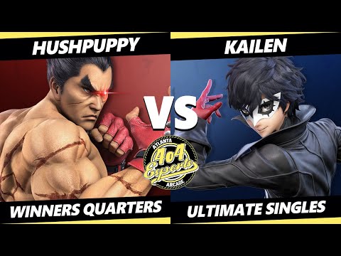 4o4 Smash Night 54 Winners Quarters - Hushpuppy (Kazuya) Vs. Kailen (Joker) SSBU Ultimate Tournament