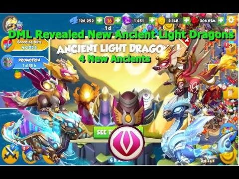 DML Revealed New Ancient Light Dragons-Dragon Mania legends | Ancient light Dragons  | DML