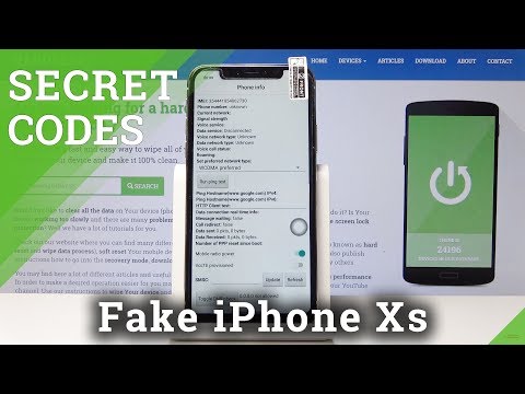Secret Codes for Clone of iPhone Xs - Testing Menu / Calendar Info