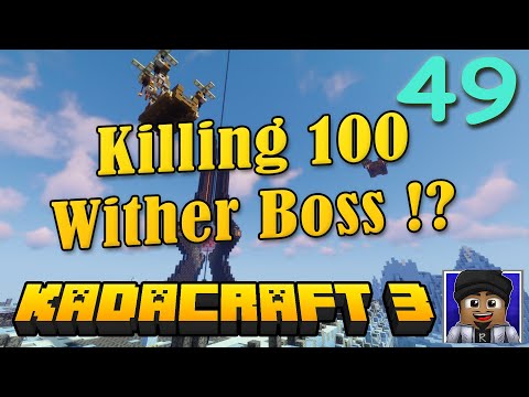 Kadacraft 3: Episode 49 - Killing 100 Wither Boss !? (Pinoy Minecraft SMP) Java 1.17.1