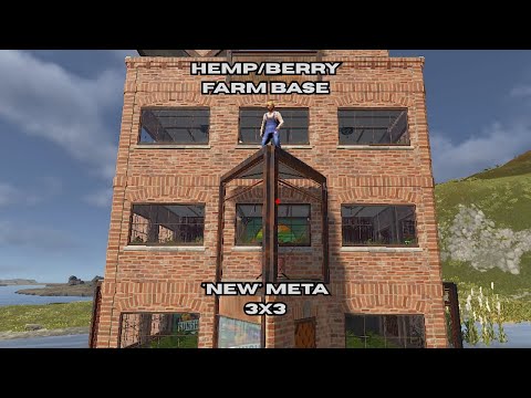 The *New* Meta Medium Farm Base for Rust | Vending, Quick access loot & More! (Solo/Duo)