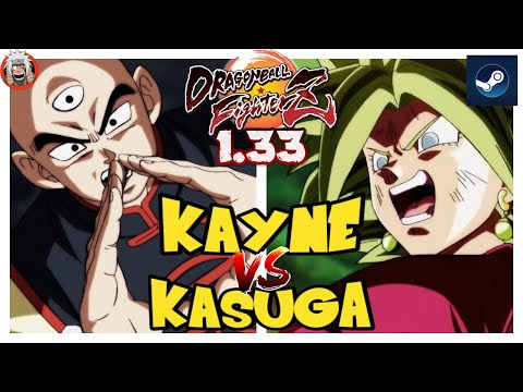 DBFZ Kayne vs Kasuga (VegetaSSB, GogetaSS4, Tien) Vs (Kefla, A21LC, A18)