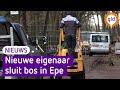 Wandelaars boos over afsluiting 'hun' bos in Vaassen