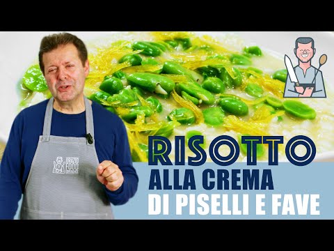 RISOTTO ALLA CREMA DI PISELLI E FAVE - Ricetta da super Chef!