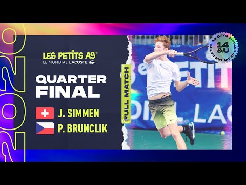 Les Petits As 2020 | Boys Quarterfinal | Janis Raffael Simmen vs. Petr Brunclik
