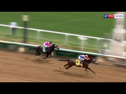 FIERCENESS sets new track record at Churchill Downs! | Fierceness wins the Alysheba Stakes on return
