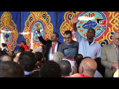 ربيع ياسين يؤازر نجله «عمر» في انتخابات الأهلي لعضوية مجلس الإدارة