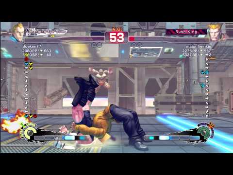 Boeken 77 (Abel) vs Major Twinkie (Guile)