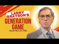 Larry Grayson S Generation Game S11E04 September 26 1981