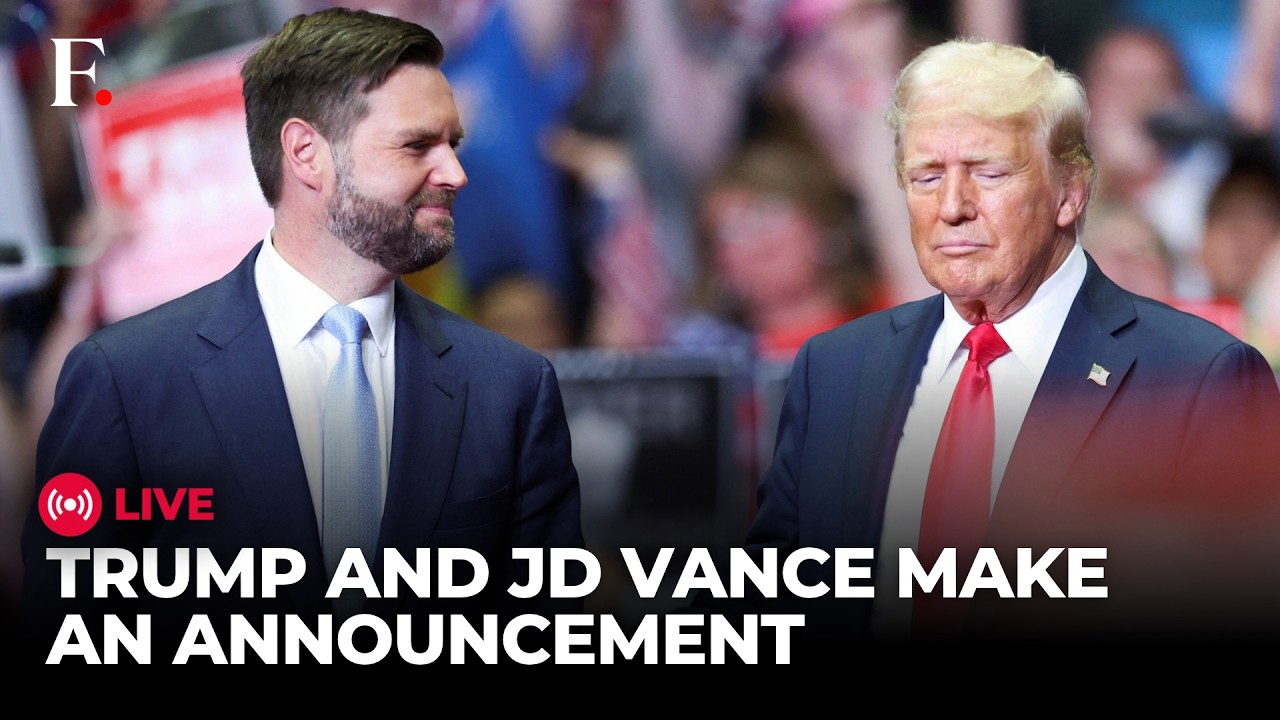 Trump LIVE: US President And JD Vance Set To Make Announcement | US Politics