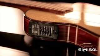 Video thumbnail for SIMISOL - La Alpujarra 300KEC Guitarra electro criolla Profesional by SIMISOL