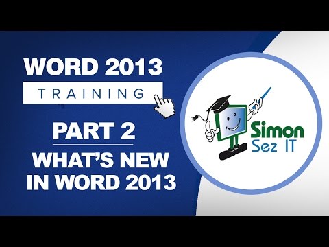 Word 2013 for Beginners Part 1 An Introduction to Using Word 2013