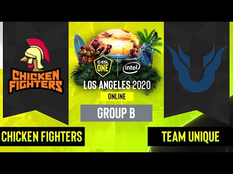 Dota2 - Chicken Fighters vs. Team Unique - Game 3 - Group B - EU/CIS - ESL One Los Angeles