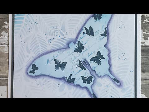 Technique Tuesday with Sticker Stencil set 4 by Jo Rice #laviniastamps #stickerstencils