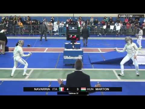 SWS 2015_Athens - T32 - Navarria ITA v. Marton HUN