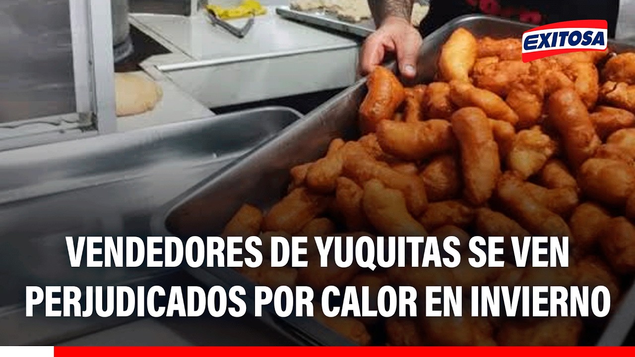 🔴🔵 Vendedores de yuquitas se ven perjudicados por ola de calor