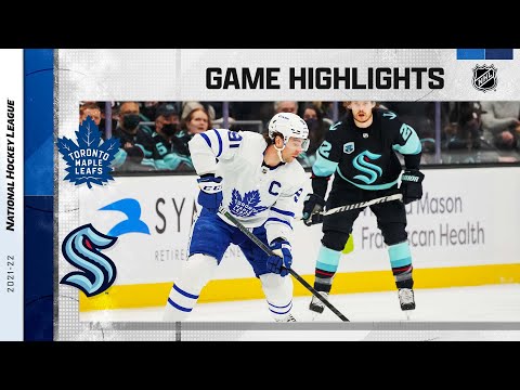 Maple Leafs @ Kraken 2/14/22 | NHL Highlights