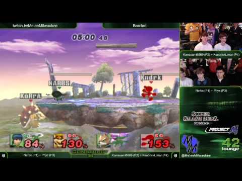 Construct 18 - Narbs + Phyz vs Korrasami + Kendrick Limar - Project M Doubles Winner's Finals