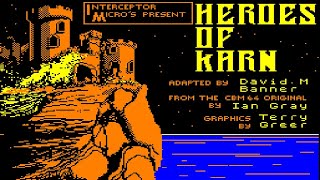 [Amstrad CPC] Heroes Of Karn - Longplay