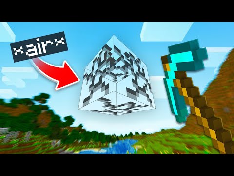 Minecraft, mais je peux TOUT MINER ! (même l'air)