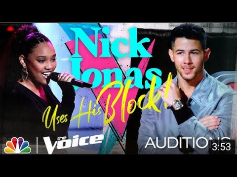 Nick Jonas Uses his block for Arei Moon who sings “Miss Independent”