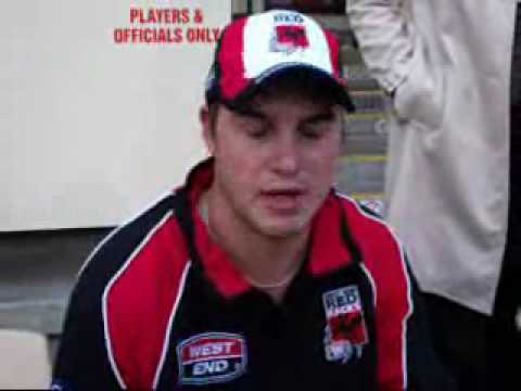 James Smith after reaching his maiden ton for SA 14/10/09