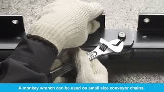 HOW TO DISCONNECT TSUBAKI LARGE SIZE CONVEYOR CHAIN | TSUBAKI PHILIPPINES