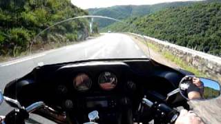 preview picture of video '2008 HD Ultra Classic on the D35 route de Lodeve south of France'