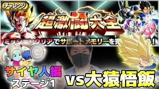 【ドッカンバトル】超激闘大全サイヤ人編vs大猿孫悟飯【チョメch】