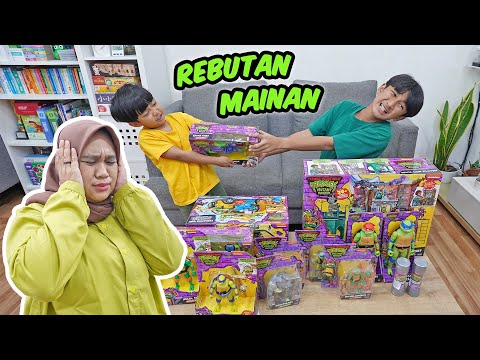 Ziyan Dan Kyo Rebutan Mainan Kura-Kura Ninja - TMNT Mutan Mayhem | Keluarga Ziyan