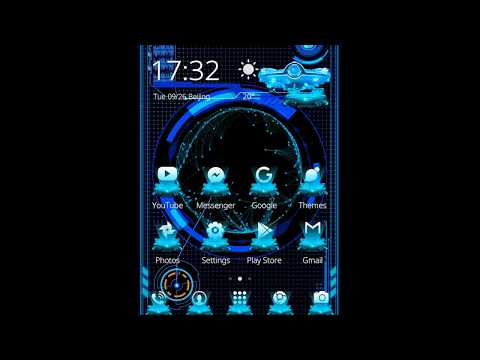 Technology Space Theme Video