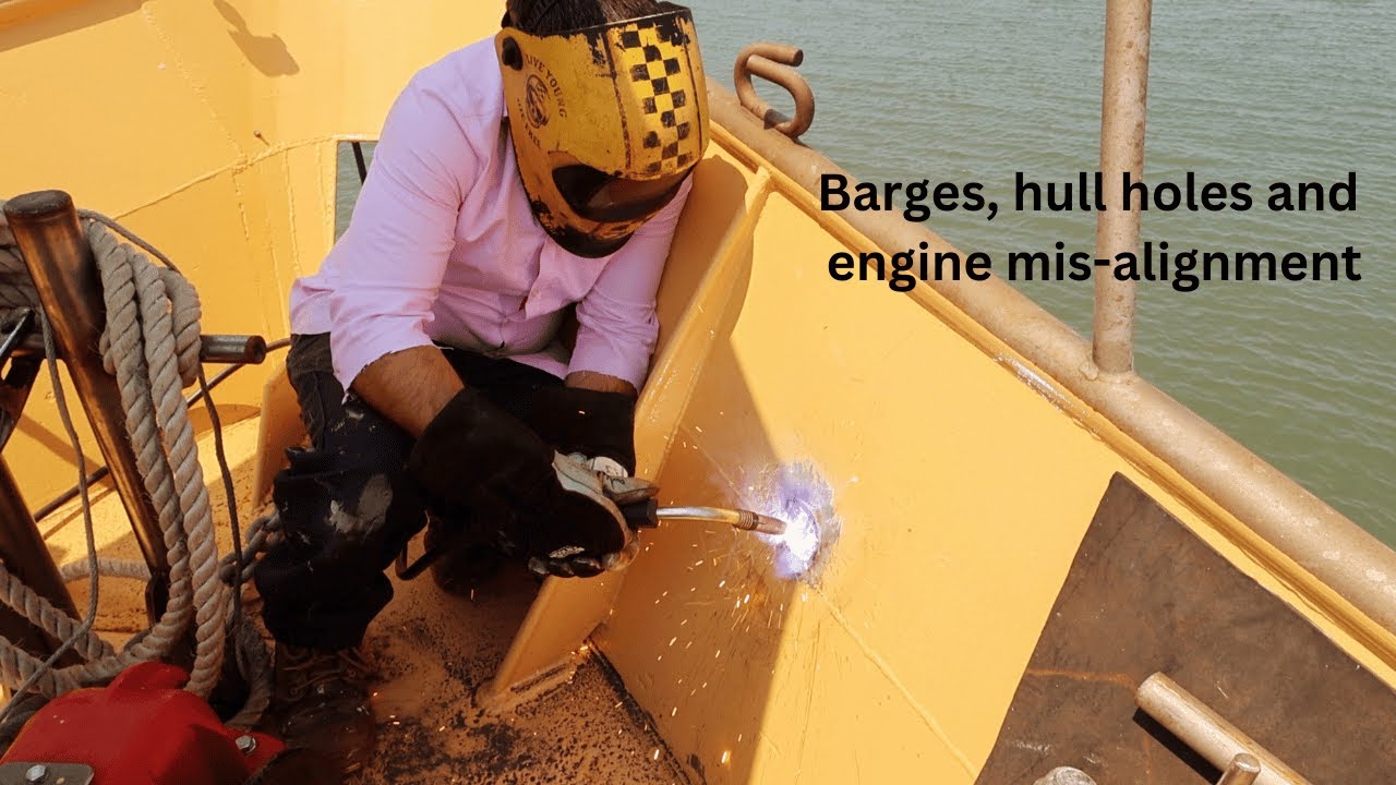 Barges, hull holes and engine misalignment - Project Brupeg Ep. 375