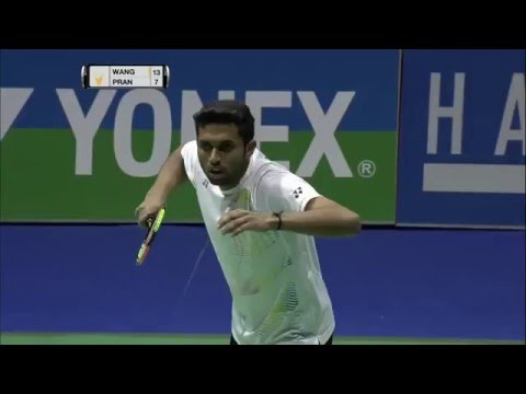 Swiss Open 2016 | Badminton SF M3-MS | Tzu Wei Wang vs H.S Prannoy