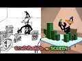 Storyboard To Screen Daffy Duck S Quackbusters Looney Tunes Critic Quickie