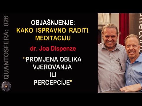 Kako ispravno raditi meditaciju "Promjena oblika Vjerovanja ili Percepcije"