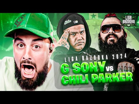 NO SÉ COMO HIZO PARA RAPEAR DESPUÉS DE ESO | REACCIÓN a CHILI PARKER vs G SONY | #LIGABAZOOKA