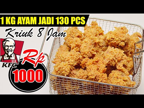 , title : 'SEHARI LAKU 2000 POTONG | 1 kg  Ayam Jadi 130 pcs | KFC MINI Rp. 1000'