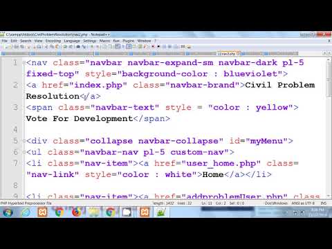 PHP Mysql Project Part 25 | Civil Problem Resolution | Hindi