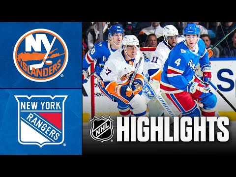 NHL Highlights | Islanders vs. Rangers | November 08, 2025