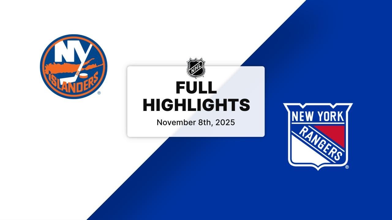 NHL Highlights | Islanders vs. Rangers | November 08, 2025