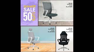 Imported Office Chairs Summer Sale | Flat 50% OFF - MEESHAN LUXE HOME 