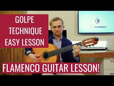 How to play Golpe - Flamenco Guitar Lesson for Beginners - Golpe Flamenco Guitar