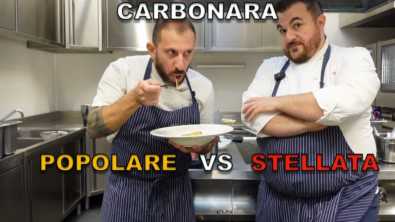 Carbonara popolare VS carbonara stellata