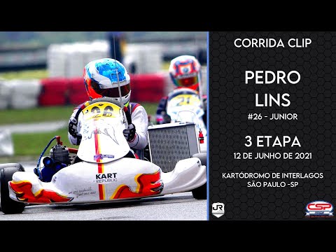 Pedro Lins   Corrida Clip de Junior   3ª etapa Copa São Paulo Light RBC de Kart 2021